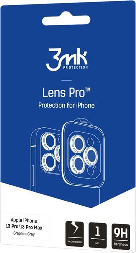 apple iphone 13 pro/13 pro max - 3mk lens protection pro graphite gray na Arena.pl