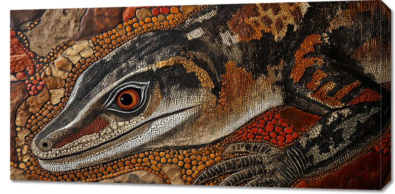 Obraz 100x50cm Oko Jaszczurki zdjęcie 1