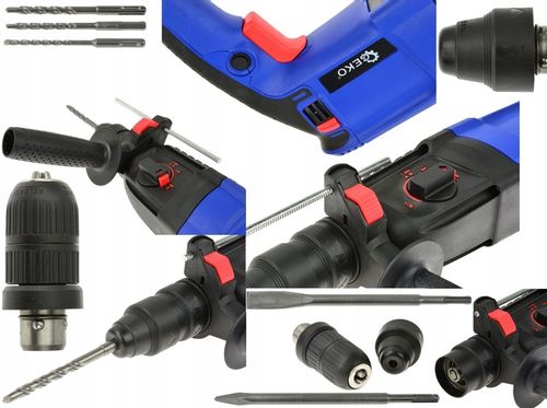 Młotowiertarka Geko SDS Plus 800 W G80285 młotowiertarka na Arena.pl