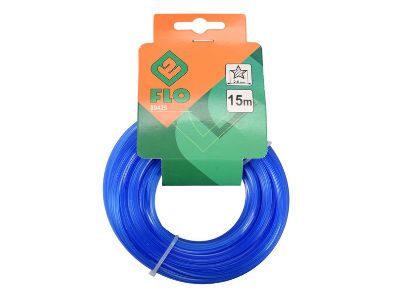 ŻYŁKA TNĄCA DO KOS I PODKASZAREK 2,6 MM 15 MB FLO 89425 GWIAZDKA zdjęcie 1