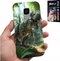 ETUI DO SAMSUNG GALAXY S9 - DINO DINOZAUR TYRANOZAUR CASE + FOLIA