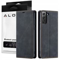 2 x Etui zamykane z klapką portfel Alogy skórzane do Samsung Galaxy S22 Plu