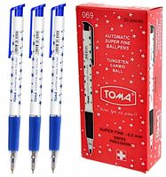 Długopis Automatyczny Toma Superfine 069 W Gwiazdki Niebieski 20 Sztuk