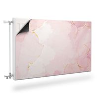 MASKOWNICA Magnetyczna Na Kaloryfer Różowy Marmur Abstrakcja 90cm x 60cm