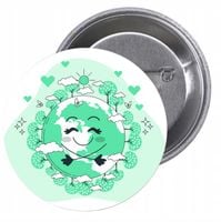 Przypinki buttony HIT EKOLOGIA z grafiką