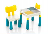 Stolik + krzesełko do klocków typu lego zestaw