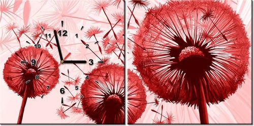 40 80CM ZEGAR 2 ELEM DMUCHAWCE CZERWIENI ŚCIENNY na Arena.pl