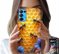 ETUI DO OPPO RENO5 4G 5G - PSZCZOŁY UL PLASTER MIODU PLECKI CASE