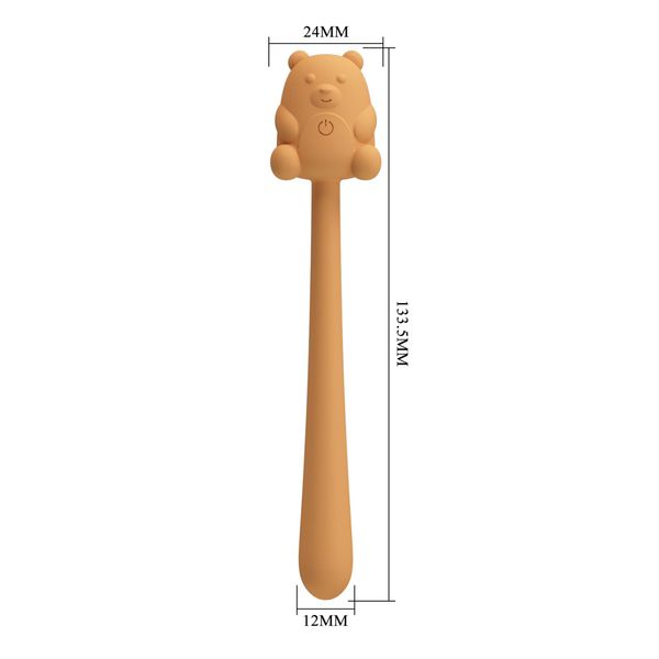 Cute Bear, Flirting Stick, 7 Vibration Functions, Magnetic Usb Charging zdjęcie 8