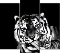 90 80CM OBRAZ T3 ELEM TYGRYSY DRUK ŚCIENNY