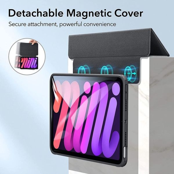 Etui ESR Rebound Hybrid do iPad Mini 6 2021 Frosted Black zdjęcie 7