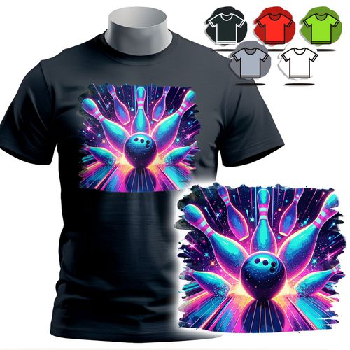 KOSZULKA T-SHIRT MĘSKI WZORY DO WYBORU - KRĘGLE GRA - L na Arena.pl