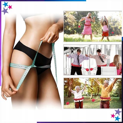 HULA HOP Z OBCIĄŻENIEM Odchudzające Obciążnikiem Smart z Wypustkami HULAHOP na Arena.pl