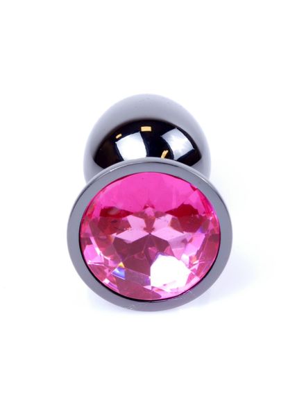 Plug-Jewellery Dark Silver Plug- Pink zdjęcie 1
