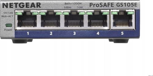 Switch Netgear 5p GS105E (5x100/1000Mbit) na Arena.pl