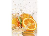 OBRAZ DRUK POMARAŃCZA WODZIE