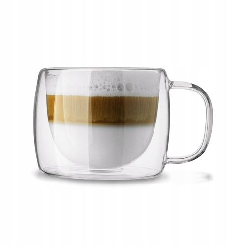 Duże SZKLANKI TERMICZNE do kawy 350ml komplet szklanek 2 szt. Sublime Mona na Arena.pl
