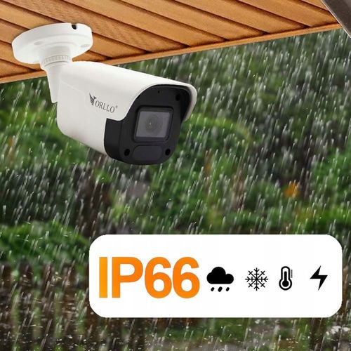Zestaw Monitoringu 4 Kamery IP POE Zewnętrzne ORLLO ECO BULLET 4xLAN GRATIS na Arena.pl