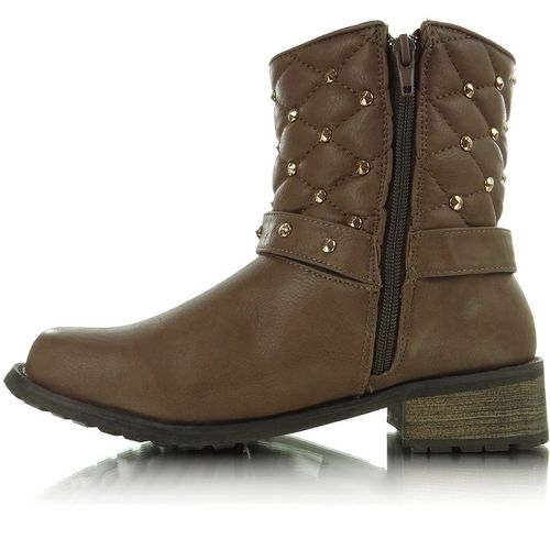 Botki pikowane 200-62 KHAKI - 37 na Arena.pl