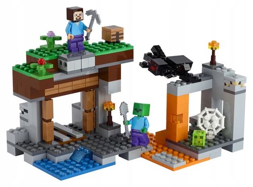 LEGO MINECRAFT Opuszczona kopalnia 21166 na Arena.pl