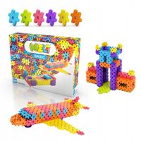 KLOCKI WAFLE KONSTRUKCYJNE MELI Basic 600 El MINI PUZZLE GOFRY EDUKACYJNE