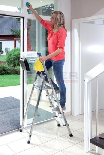 Drabina wolnostojąca KRAUSE Secury MultiGrip 1x5 126535 na Arena.pl