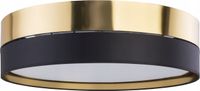 PLAFON LAMPA TK LIGHTING HILTON CZARNY/ZŁOTY 4180