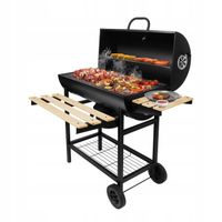 GRILL Z POKRYWĄ OGRODOWY WĘGLOWY DUŻY MARK ADLER ROAST 8.0 NA KÓŁKACH