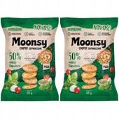 Moonsy Chipsy ziemniaczane pizza 60 g x 2 sztuk