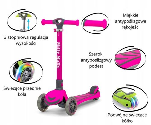 Scooter Boogie Pink na Arena.pl