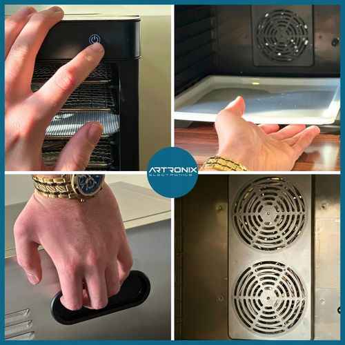 SUSZARKA SPOŻYWCZA DO GRZYBÓW OWOCÓW WARZYW ZIÓŁ TIMER LCD STALOWA 9 na Arena.pl