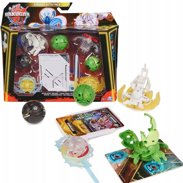 BAKUGAN BATTLE PACK FIGURKI DO GRY SPECIAL ATTACK BRUISER OCTOGAN 5-PAK zdjęcie 1