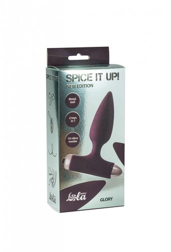 Vibrating Anal Plug Spice it up New Edition Glory Wine red na Arena.pl