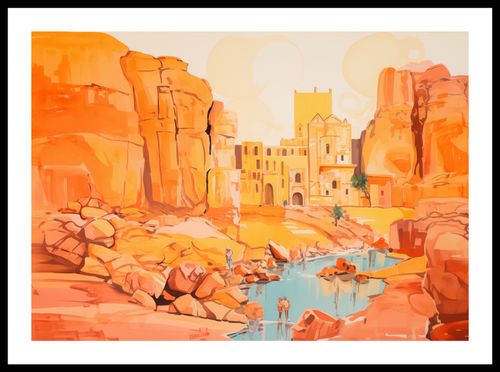 Plakat 59,4x42cm Ruiny pod Słońcem na Arena.pl