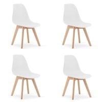 Krzesło KITO - białe x 4