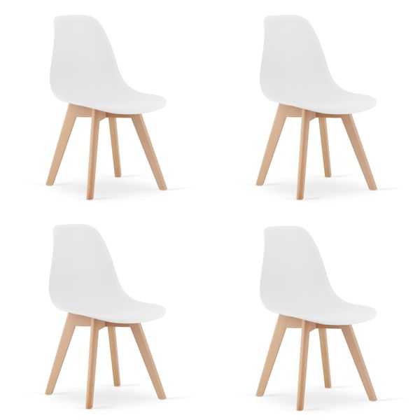 Krzesło KITO - białe x 4 zdjęcie 1