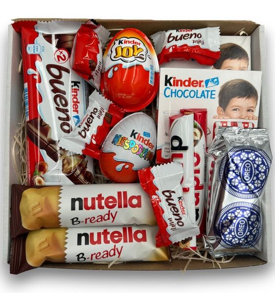 ZESTAW PREZENTOWY SŁODYCZE DUŻY CZEKOLADA KINDER IMIENINY URODZINY KOMUNIA zdjęcie 2