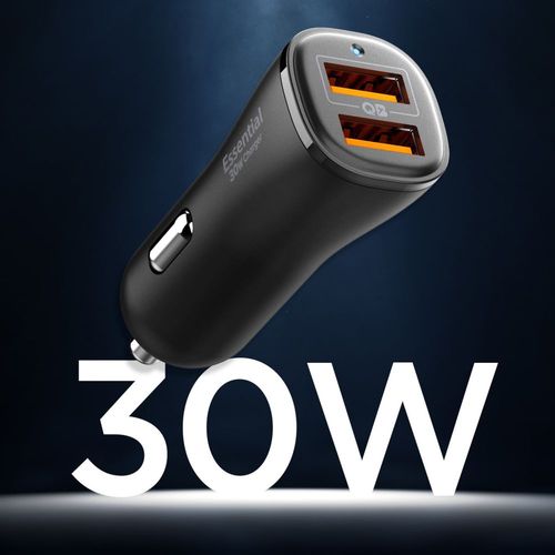 spigen essential ev302 2-port car charger 30w black na Arena.pl