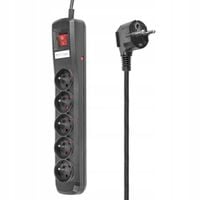 Listwa zasilająca Montis MT030-5 5 gniazd 5 m czarny
