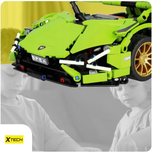 KLOCKI LAMBORGHINI TECHNICZNE AUTO SPORTOWE WYŚCIGOWE XTECH 1254 ELEMENTY na Arena.pl