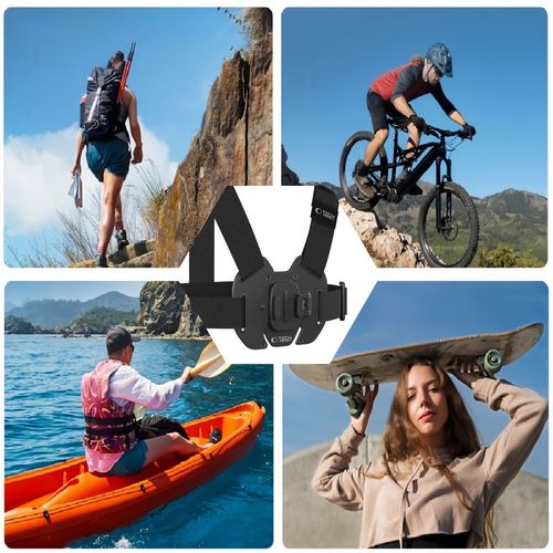 tech-protect ga100 chest mount gopro / dji black na Arena.pl