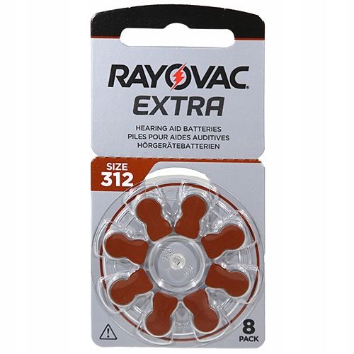 80x Rayovac Extra 312 baterie do aparatu słuchowego na Arena.pl