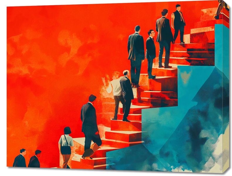 Obraz 90x70cm Metafory Sukcesu zdjęcie 1