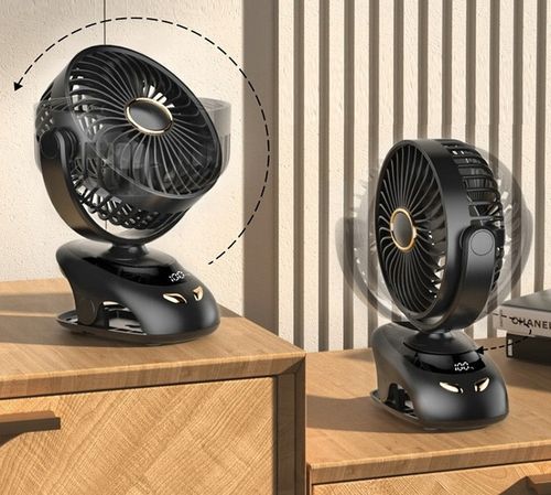 WENTYLATOR BIURKOWY Bezprzewodowy Z KLIPSEM I PODSTAWĄ Aroma BOX Cichy na Arena.pl