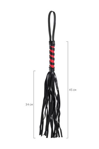 anonymo flogger, pu leather, black, 45 cm na Arena.pl