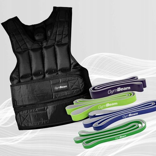KAMIZELKA OBCIĄŻENIOWA TRENINGOWA DO ĆWICZEŃ Z OBCIĄŻENIEM - GymBeam 20 kg na Arena.pl