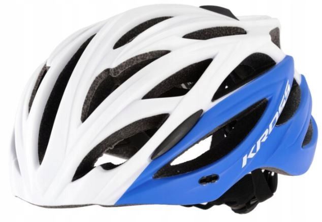 kask rowerowy kross brizo biały / niebieski zdjęcie 2