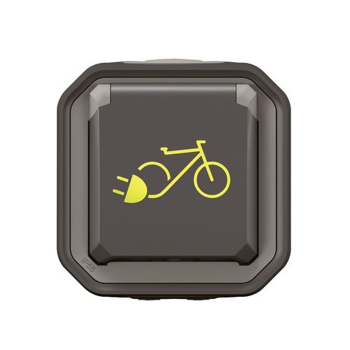 Nowe Plexo - Gniazdo 2P+Z do pojazdów elektrycznych dwukołowych, komplet natynkowy 16A-250V~ - antracyt - Legrand 069787L na Arena.pl