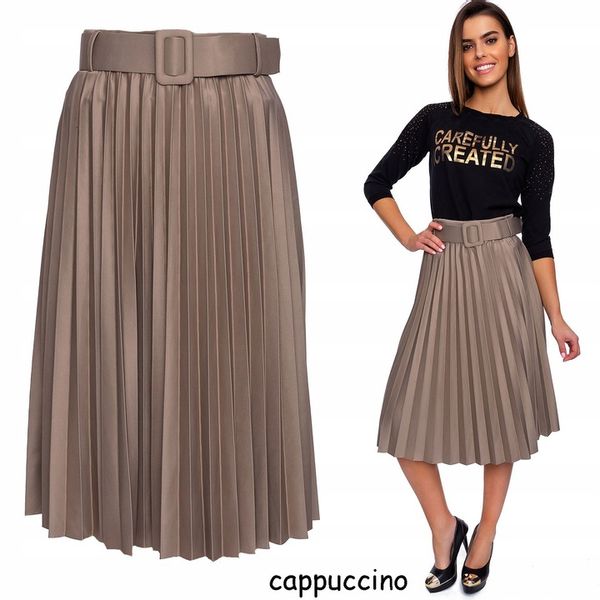 802___SPÓDNICA PLISOWANA PASEK GUMKA zdjęcie 6