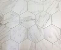 Gres marmuropodobny HEKSAGON CALACATTA 30x30 POLER